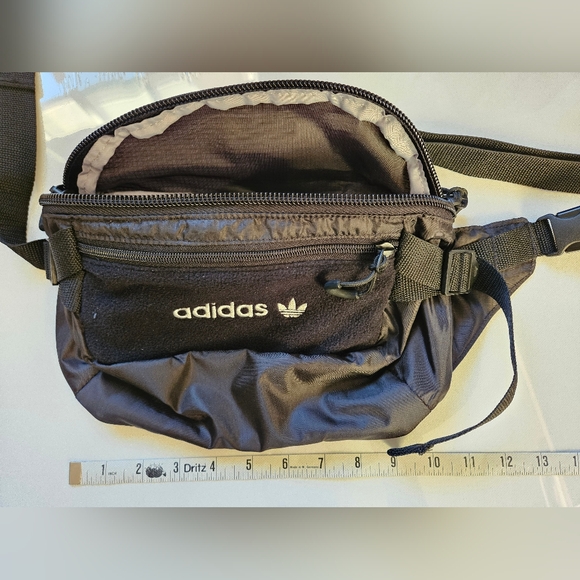 Adidas Black Waist Bag - Picture 4 of 6